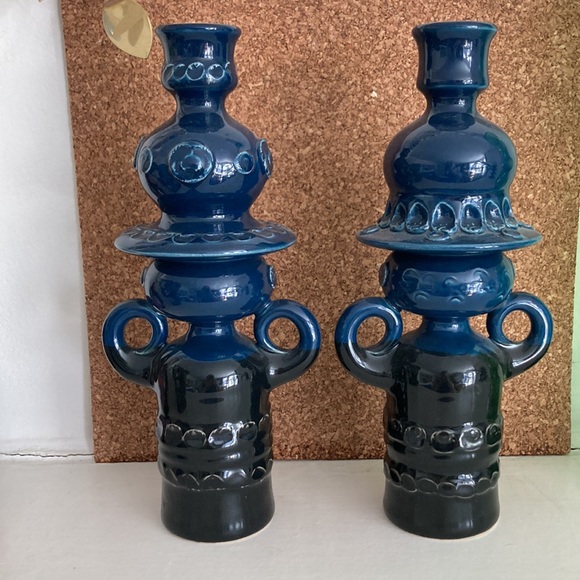 Vintage Rosenthal Bjorn Wiinblad Candlesticks Man Woman - Picture 3 of 6